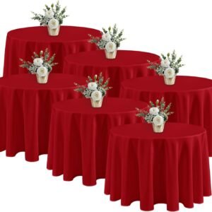 Red Round Tablecloths (rental only)