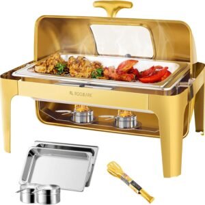 Roomark Chafing Dish Buffet Set Gold Chafing Dish Buffet 9QT(rental only)