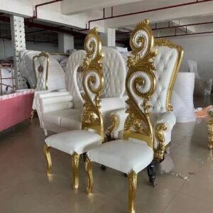 one Gold throne chair(rental only)